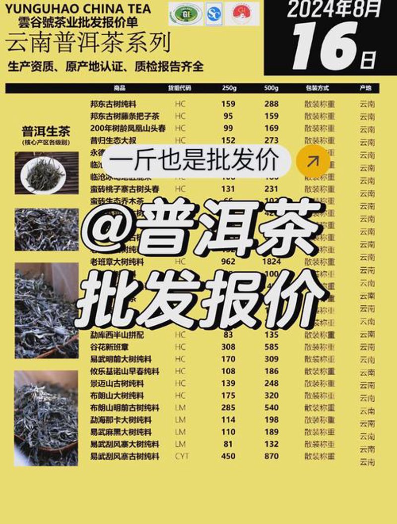 普洱茶批发行业的最新动态：市场趋势与机遇
