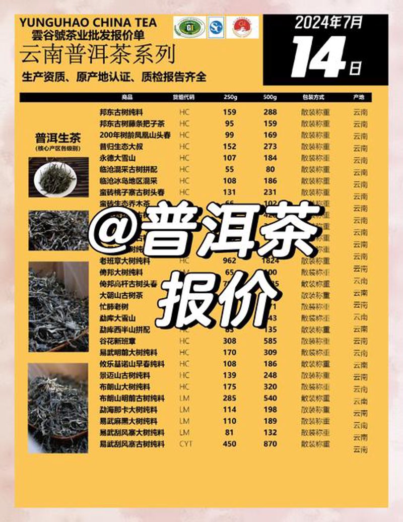 普洱茶批发行业的最新动态：市场趋势与机遇